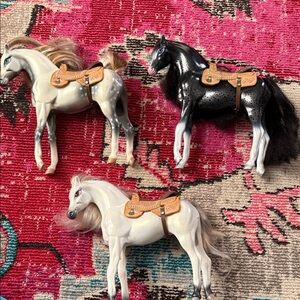 Bratz Wild West Horse Set - Black, White, and Cream